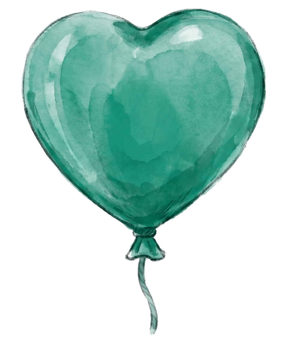 Decorative balloon illustration
